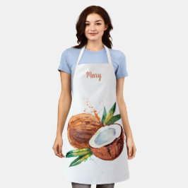 Apron Personalizável de Coco de Aquarela