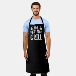 Apron Preto Grande Do CHURRASCO Da Grelha