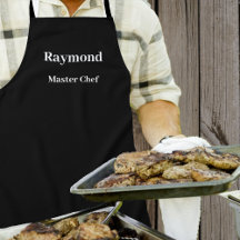 Apron Preto - Sólido - Sem Padrão