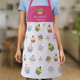 Apron Rosa cupcake