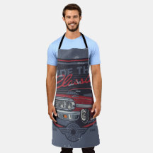 Apron Vintage Hot Rod Cozinhar