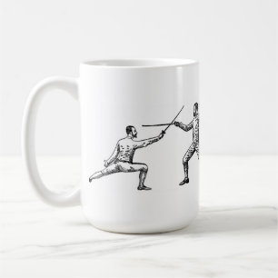 Apronte, cerque! Caneca de café do vintage