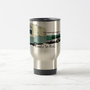 Apronte para rolar a caneca de viagem