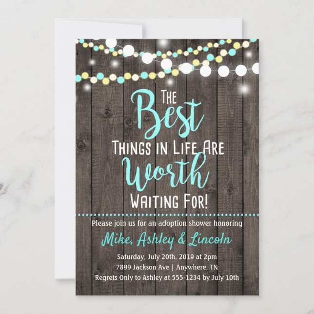 Aproveite as melhores coisas do convite para Chás  (Frente)