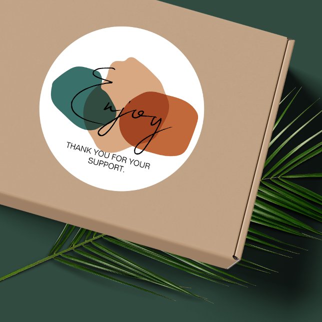 Aproveite o adesivo de empacotamento empresarial (Criador carregado)