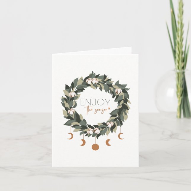 Aproveite o cartão de Natal da temporada (Frente)