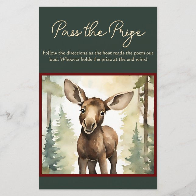 Aproveite o Chá de fraldas de Mose Maciça de Jogo  (Verso)