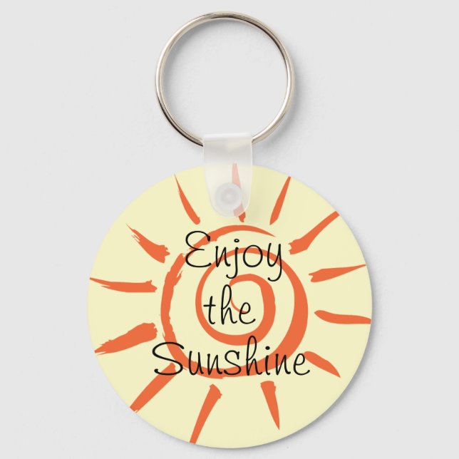 Aproveite o Chaveiro do botão Sunshine (Frente)