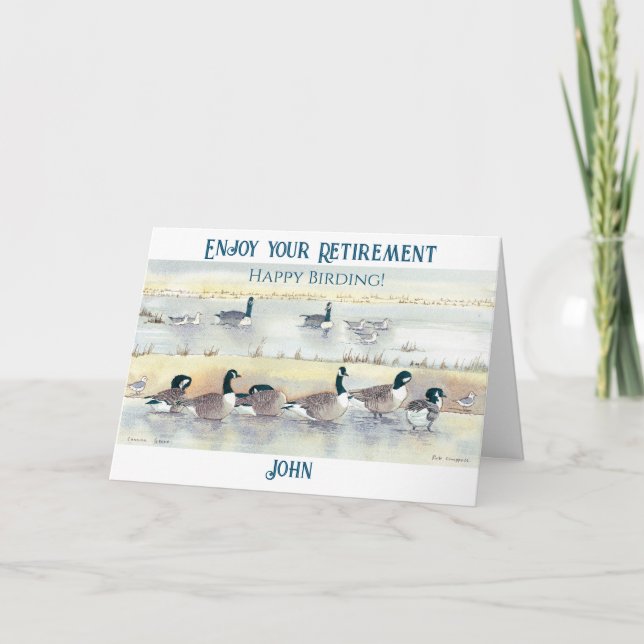 Aproveite o seu Cartão de Ganso de Aposentação Fel (Frente)