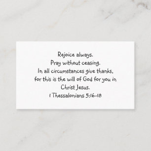 Aproveite sempre o padrão, Cartão de visita de 3,5