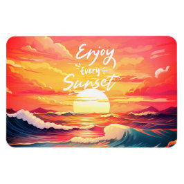 Aproveite todos os ímãs do oceano sunset