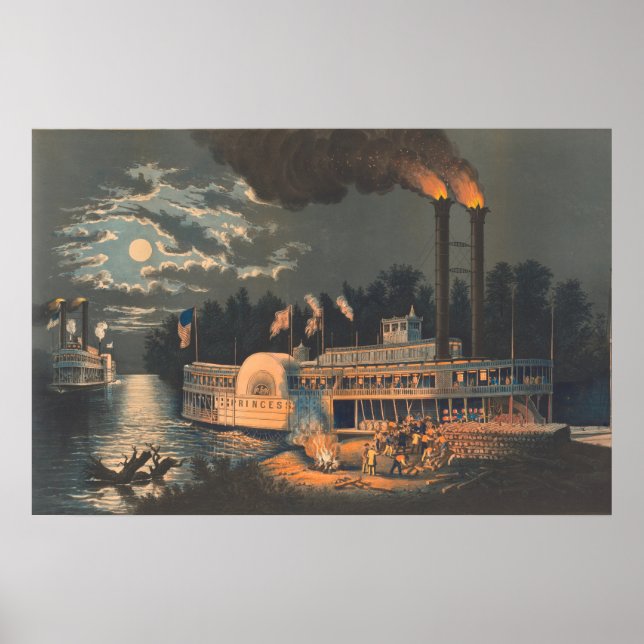 "Aproximação" - Frances FB Palmer Fine Art Poster (Frente)