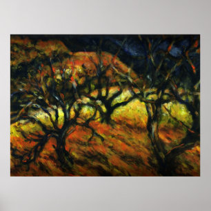 Aproximando-se da tempestade - poster escuro e mis