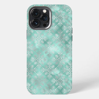 Aqua and Silver Pattern