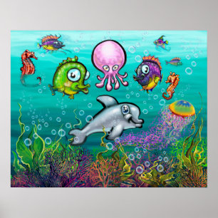 Aqua Babies Poster