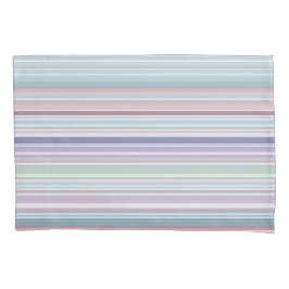 Aqua, Blush and Lavender Stripes