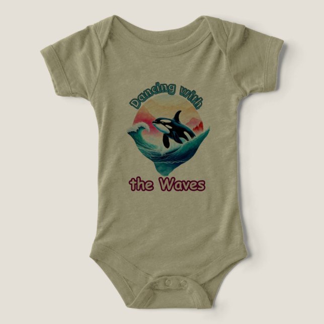 Aqua Burst: Baleia Assassina Feliz (Design frontal)