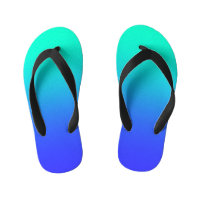 Aqua + Chinelos para crianças azuis