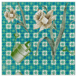 Aqua Daffidols Tecido