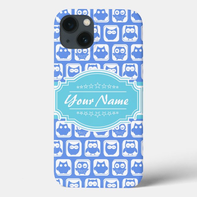 Aqua e Blue Owl - Nome Personalizado (Verso)