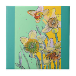 Aqua Floral de Flor Daffodil
