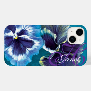 Aqua floral do amor perfeito suas capas de iphone