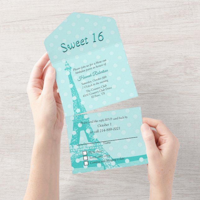 Aqua Paris Themed Sweet 16 (Tearaway)