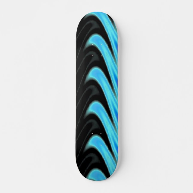 Aqua suga-se no skate preto de fundo (Frente)