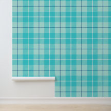 Aqua Tartan Xadrez