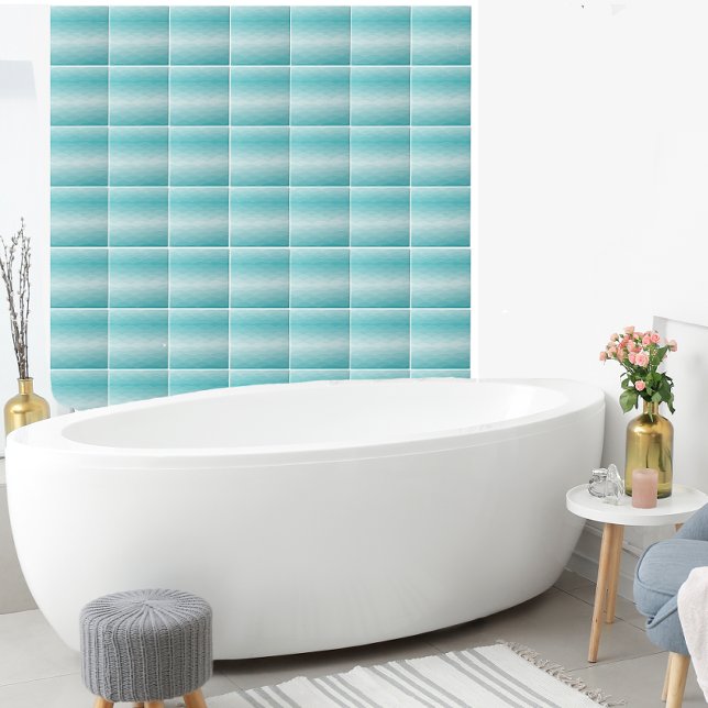 Aqua Wave Gradient | Modern Ocean Pattern (Criador carregado)