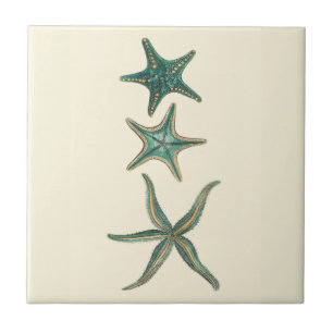 Aquamarine Triple Starfish