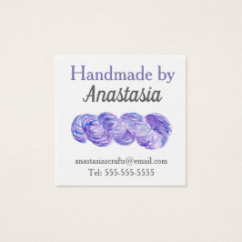 Aquarela Artesanato Roxo Feita à Mão