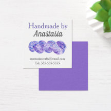 Aquarela Artesanato Roxo Feita à Mão