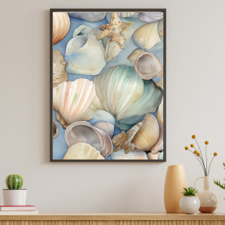 Aquarela Belo Conde de Costura Poster