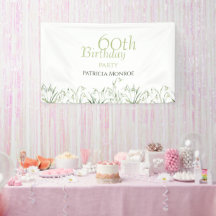 Aquarela Botânica do Snowdrop de 60 Anos 