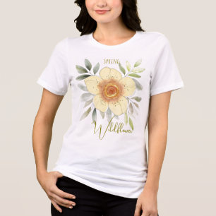 Aquarela Botânica Flor Silvestre da Primavera Pers