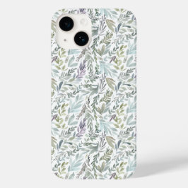 Aquarela Botânica Verde Azul