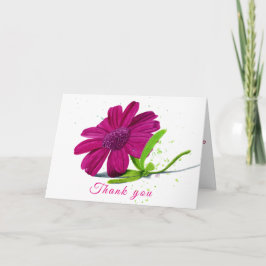 Aquarela Cartões de agradecimentos de Flor Tunisin
