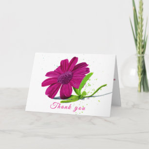 Aquarela Cartões de agradecimentos de Flor Tunisin
