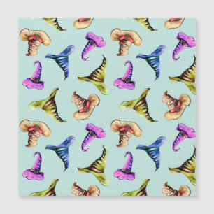 Aquarela chapéus antigos: fundo azul.