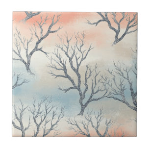 Aquarela Costeira Coral & Ondas de Conchas (6)