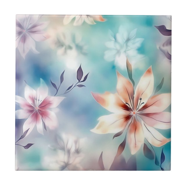 Aquarela das flores etéreas (Frente)