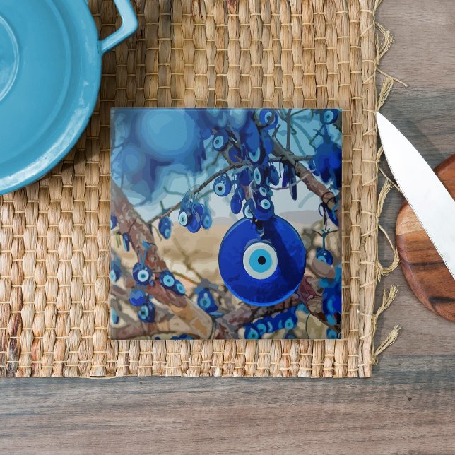 Aquarela de árvore decorada com nazares (Criador carregado)