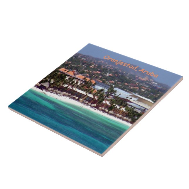 Aquarela de Oranjestad, Aruba (Lateral)