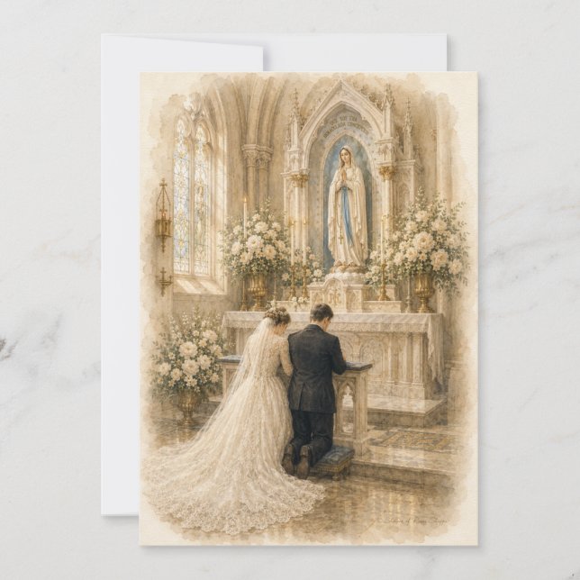 Aquarela Devocional Matrimonial Vintage Lourdes Ma (Frente)