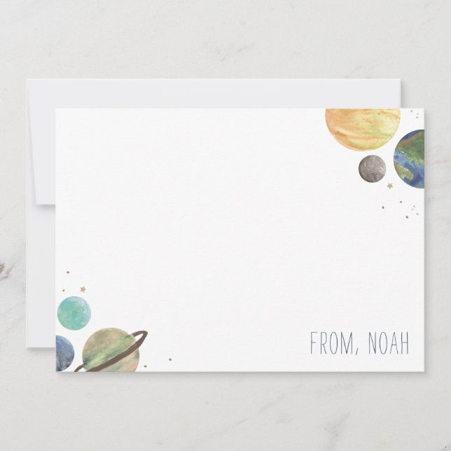 Aquarela do Sistema Solar (Frente)