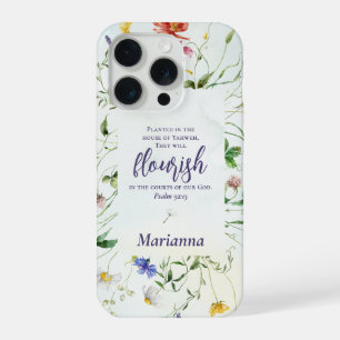 Aquarela Escritura Flor Silvestre Personalizada