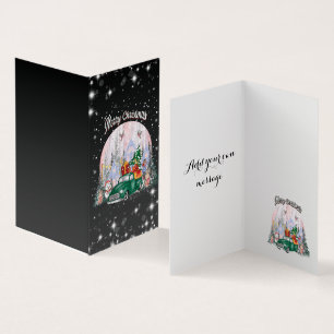 Aquarela Feliz Natal, Carro De Presentes