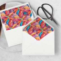 Aquarela Festiva Poinsettia Natal