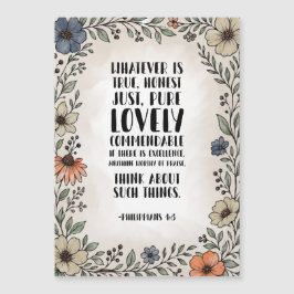 Aquarela Filipenses 4:8